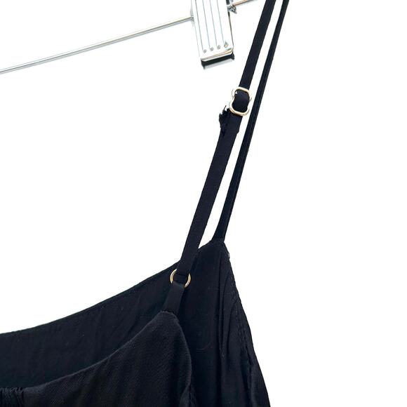 DISSH Gigi Satin Midi Black Cocktail Dress Slinky Slip Strappy Size 2 Long - Picture 12 of 12